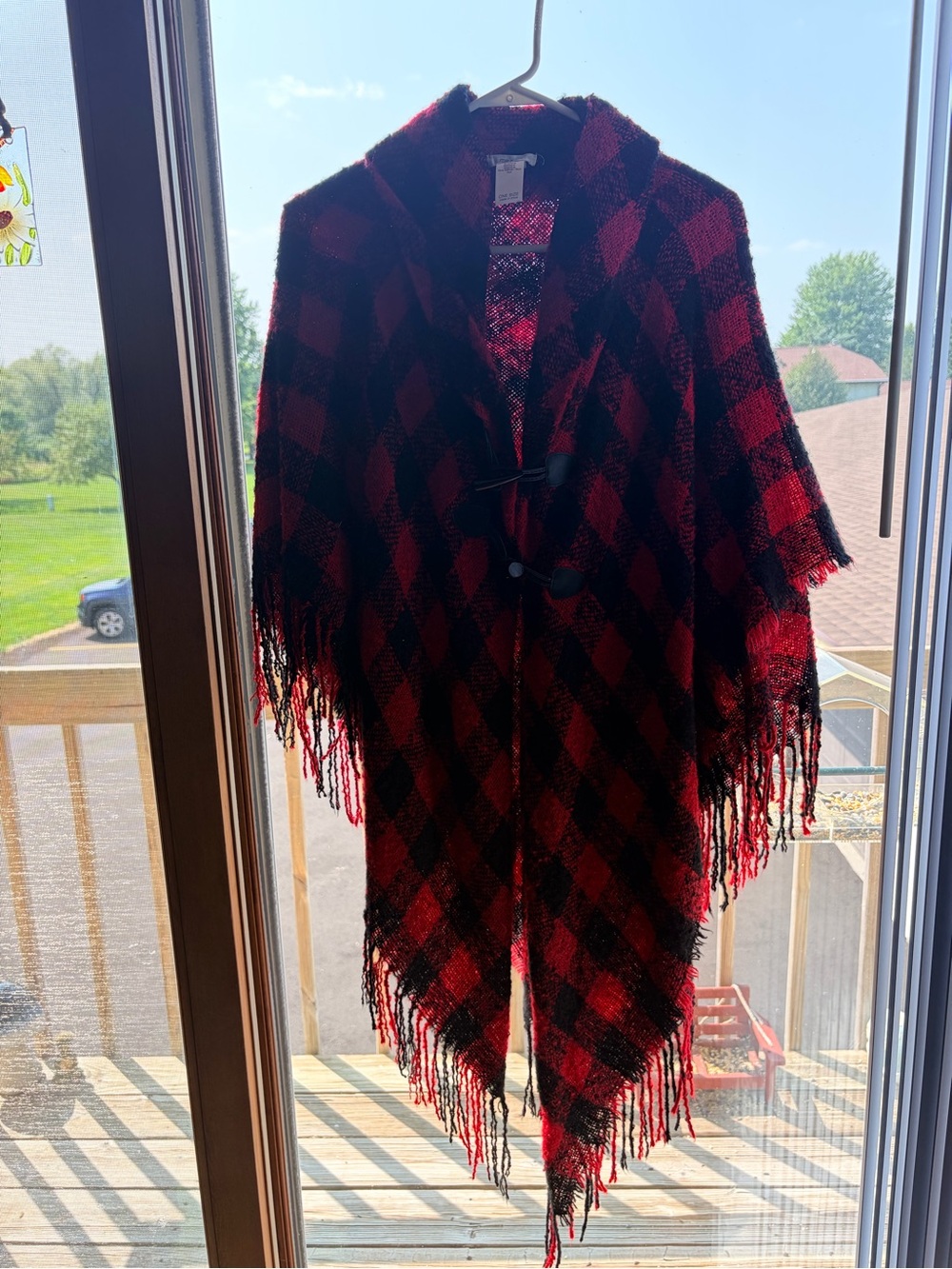 Maurices Buffalo Plaid Poncho
